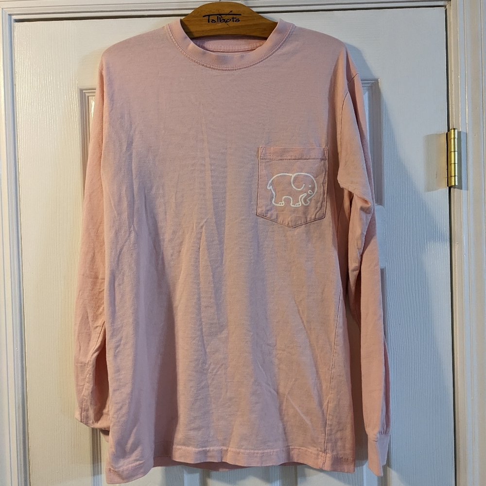 4/$25 Ivory Ella Light Pink Women's Long Sleeve Tee - Sz S